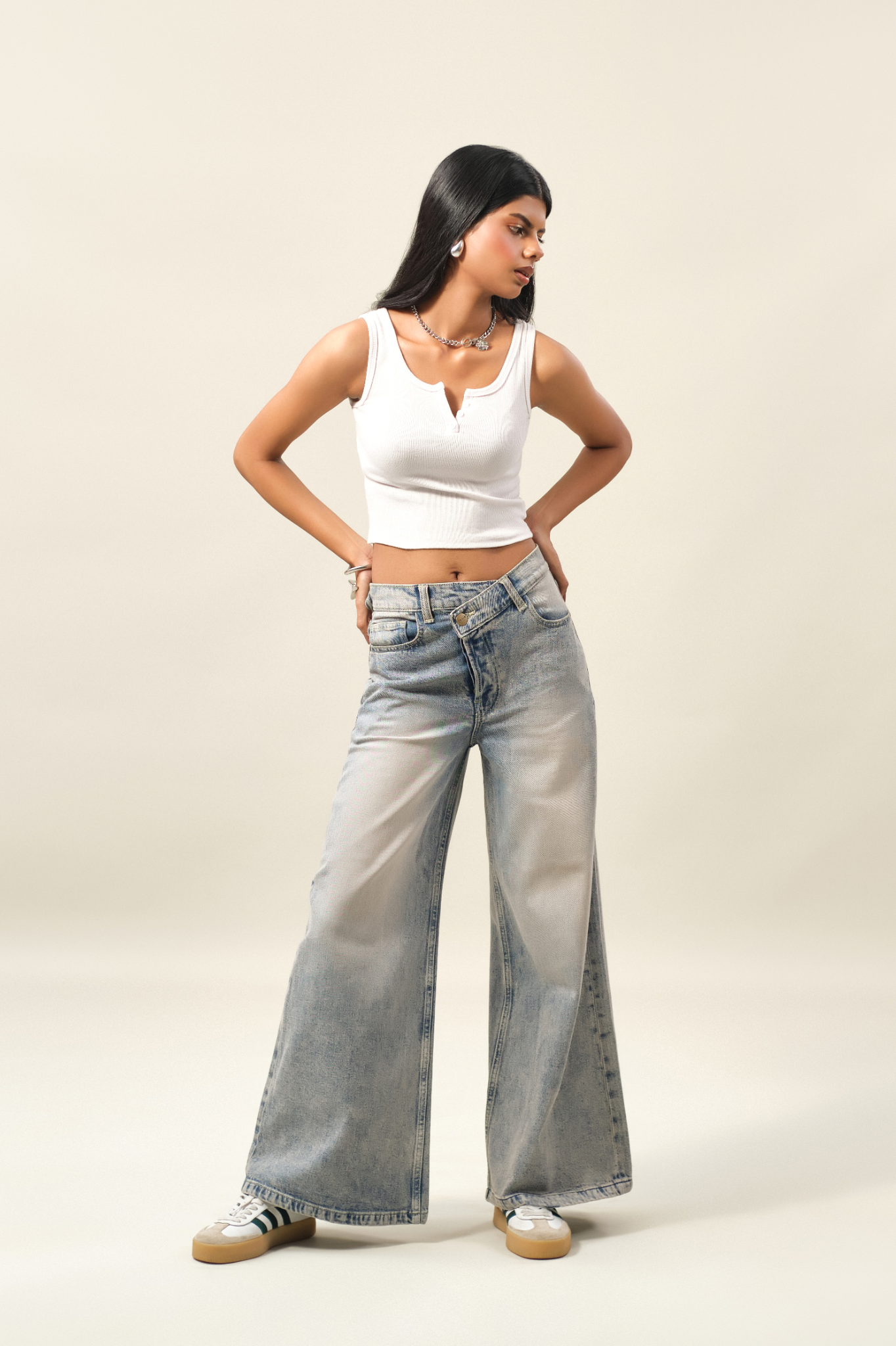 Aria Criss Cross Wide Leg