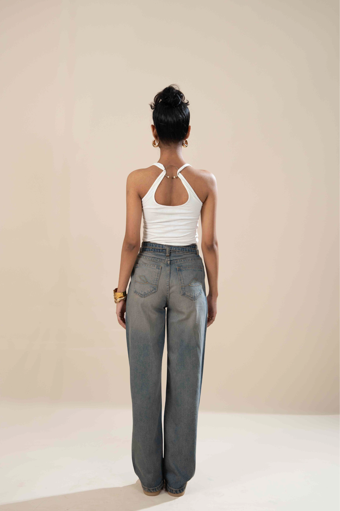 Dira Double Belt Wide Leg