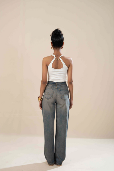 Dira Double Belt Wide Leg