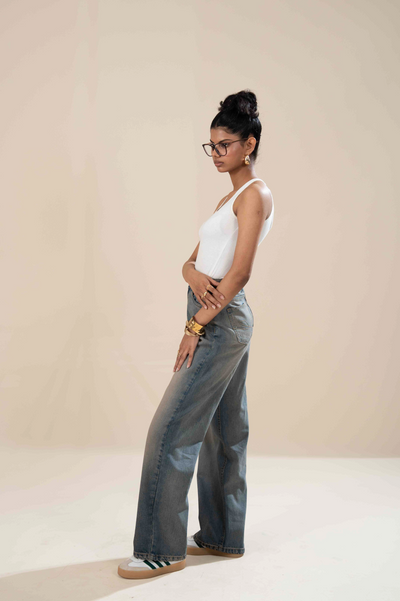 Dira Double Belt Wide Leg