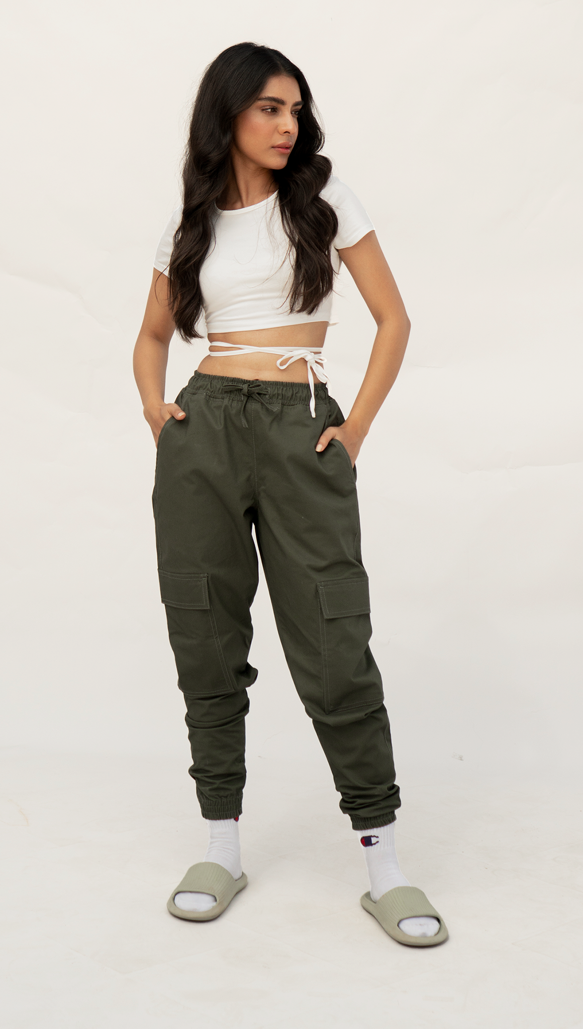 Ladies sales cargo pants