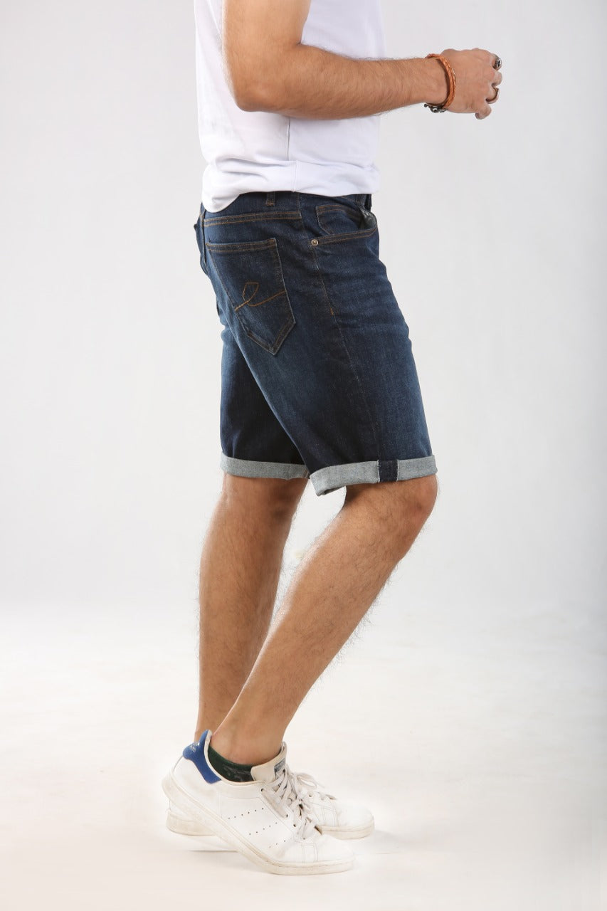 Shezr Dark-Wash Shorts