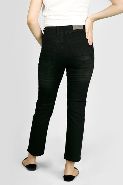 Raya Mid Rise Straight Fit Jeans