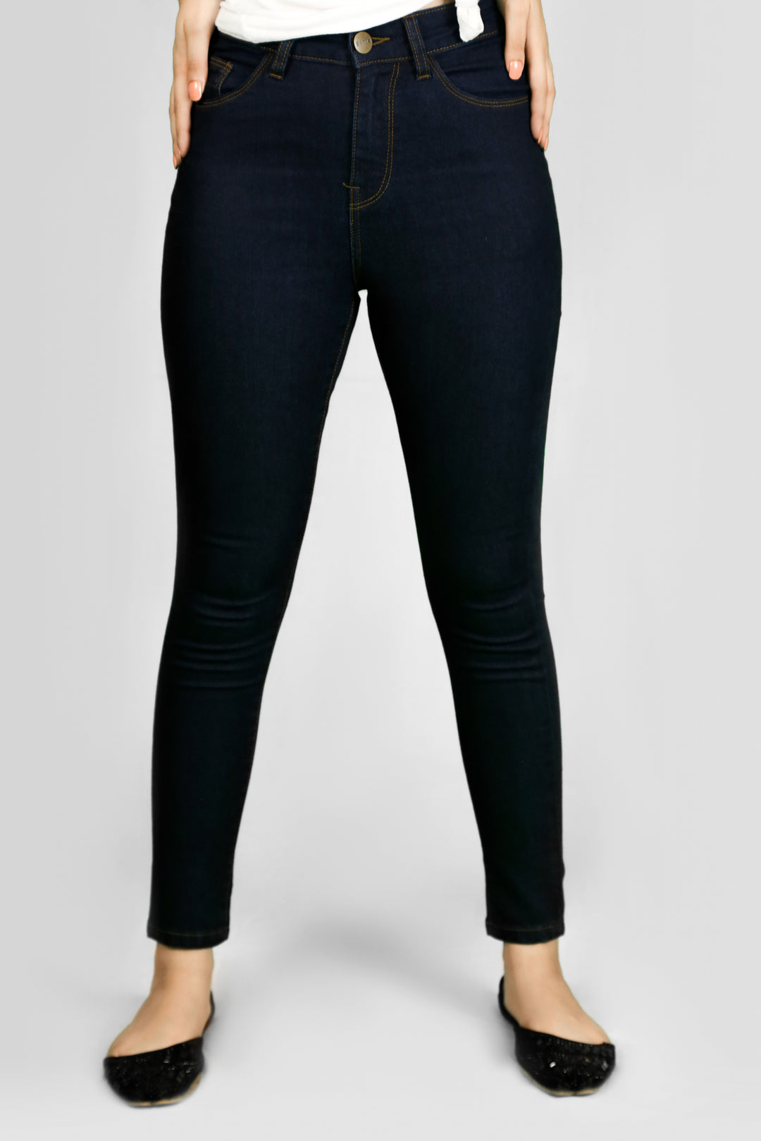 Light denim jeggings best sale