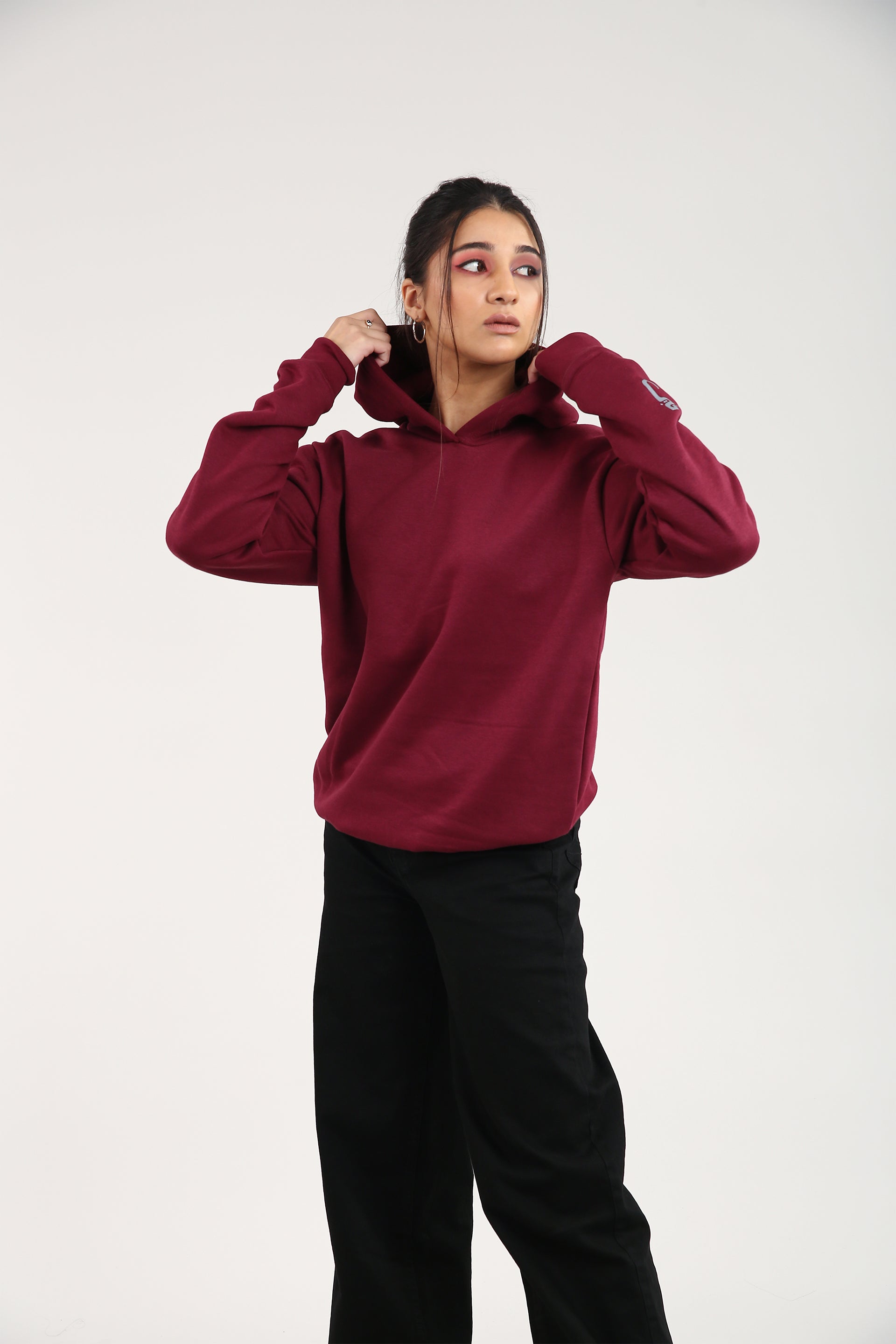 G Hoodie Maroon Women – Genie.pk