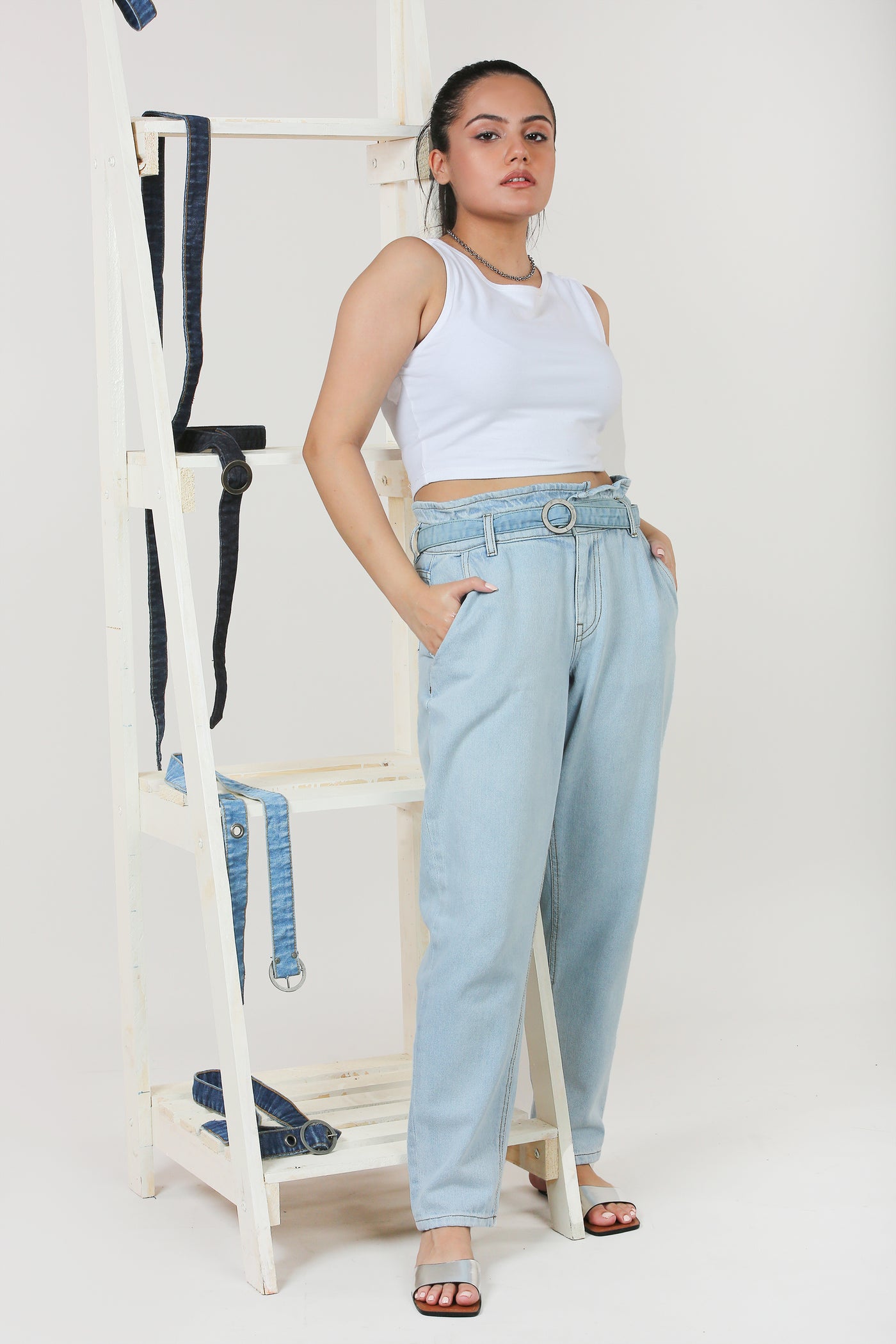 Pia Paperbag Jeans