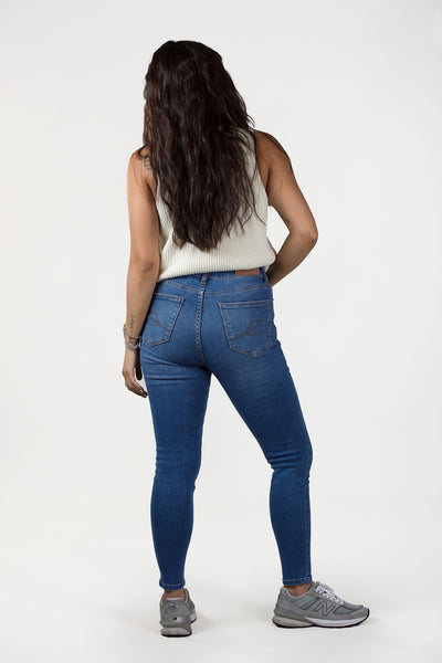 Maya Mid Rise Skinny Jeans